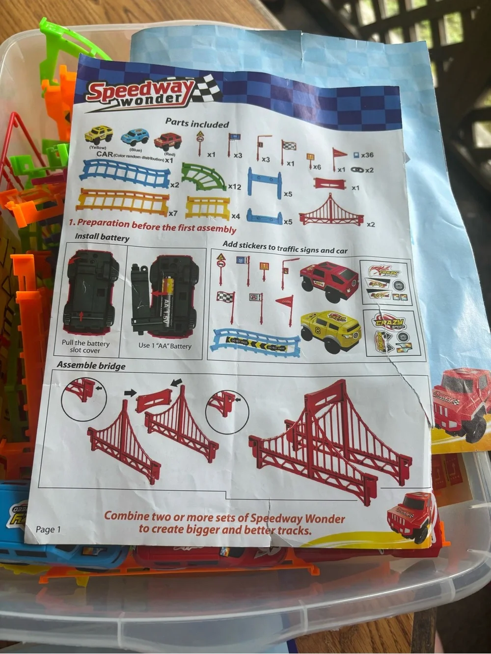 Speedway Wonder race set